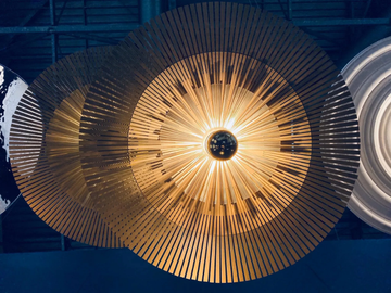 LAFAYETTE - Brass pendant lamp by RADAR INTERIOR - view 3